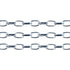 7mm x 4mm Bright Silver Colour Straight Oval Link Chain